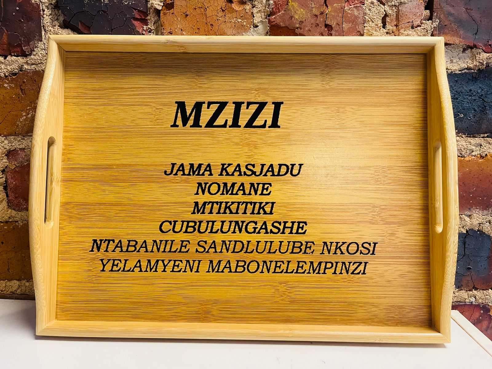 Personalised Serving Tray Bakgatla Treats personalised-serving-tray-bakgatla-treats