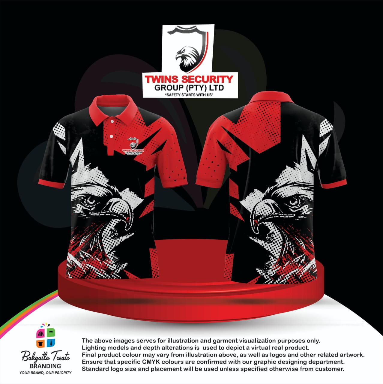 Custom made Sublimation T-shirt