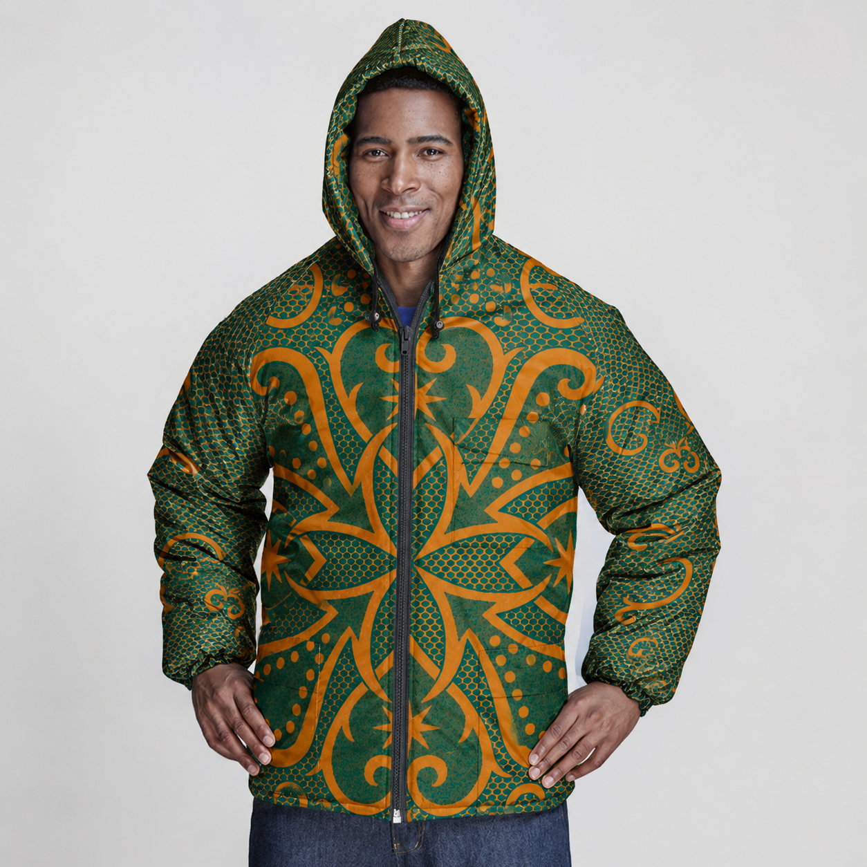 Seanamarena Inspired Basotho Blanket Puffer Jacket