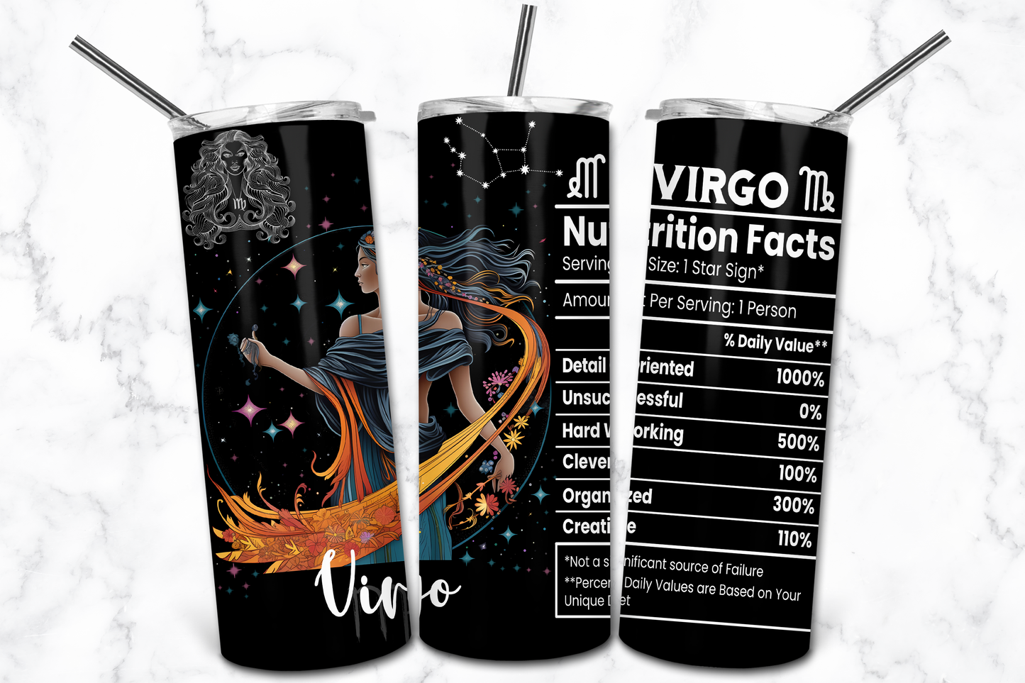 Star Sign Nutrition Facts, Astrology Tumbler